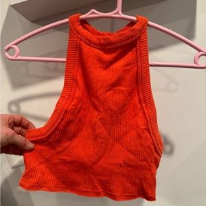 Urban outfitters High neck crop tank top